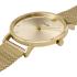 CLUSE Minuit Gold Dial with Crystals 33mm Gold Stainless Steel Mesh Bracelet CW10204 - 1