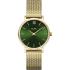 CLUSE Minuit Green Dial 33mm Gold Stainless Steel Mesh Bracelet CW10206 - 0