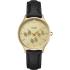 CLUSE Minuit Multifunction Gold Dial 34mm Gold Stainless Steel Bracelet Black Leather Strap CW10705 - 0