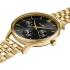 CLUSE Minuit Multifunction Black Dial 34mm Gold Stainless Steel Bracelet CW10707 - 1