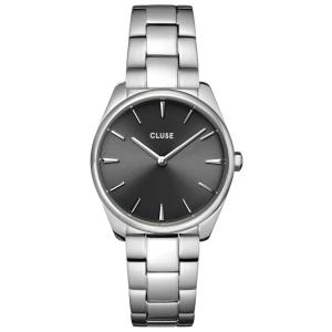 CLUSE Feroce Petite Dark Grey Dial 31.5mm Silver Stainless Steel Bracelet CW11202 - 54461