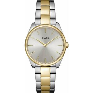 CLUSE Feroce Petite Silver Dial 31.5mm Two-Tone Gold & Silver Stainless Steel Bracelet CW11207 - 54495