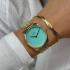 CLUSE Feroce Petite Teal Dial 31.5mm Gold Stainless Steel Bracelet CW11220 - 3