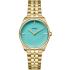 CLUSE Feroce Petite Teal Dial 31.5mm Gold Stainless Steel Bracelet CW11220 - 0