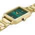 CLUSE Fluette Green Dial 30.6mm Gold Stainless Steel Bracelet CW11502 - 1