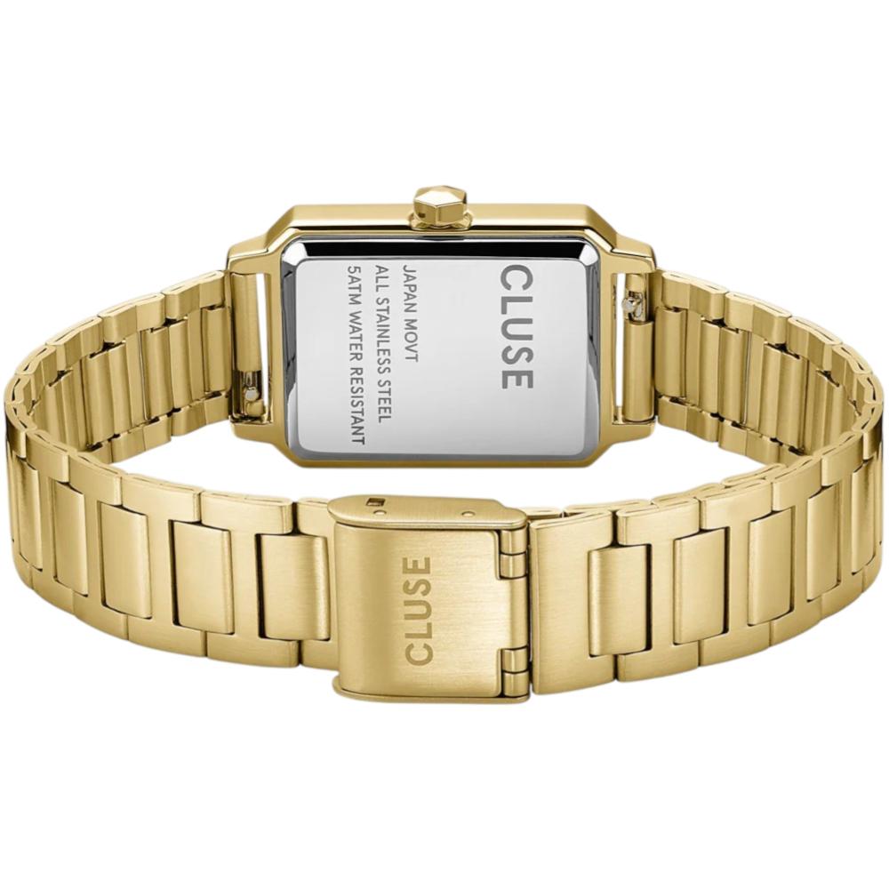 CLUSE Fluette Black Dial 30.6mm Gold Stainless Steel Bracelet CW11512