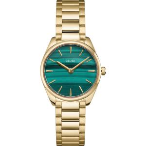 CLUSE Feroce Mini Green Dial 25mm Gold Stainless Steel Bracelet CW11702 - 54517