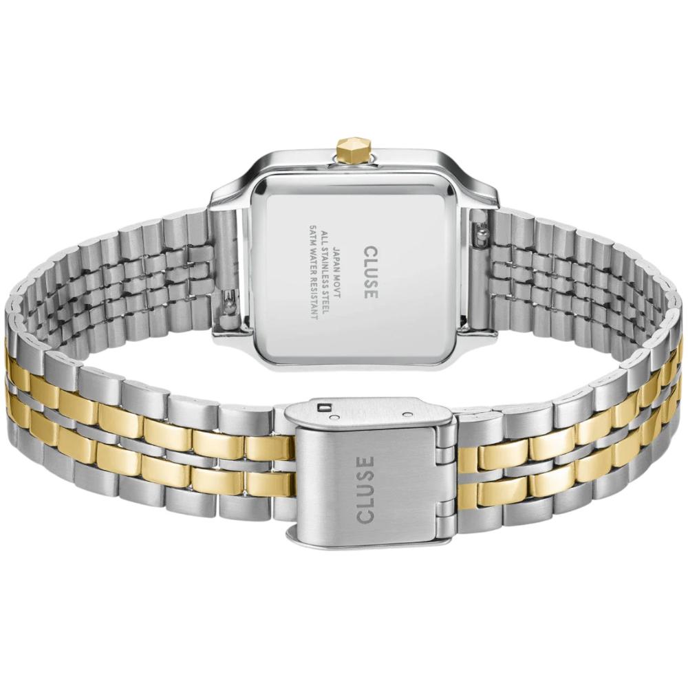 CLUSE Gracieuse Petite White Dial 24mm Two-Tone Gold and Silver Stainless Steel Bracelet CW11801