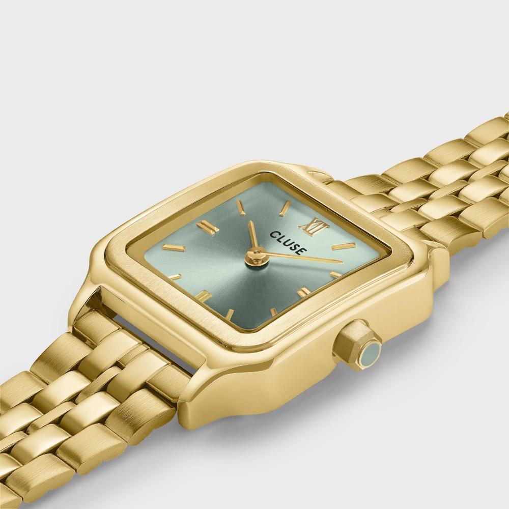 CLUSE Gracieuse Petite Green Dial 24mm Gold Stainless Steel Bracelet CW11818