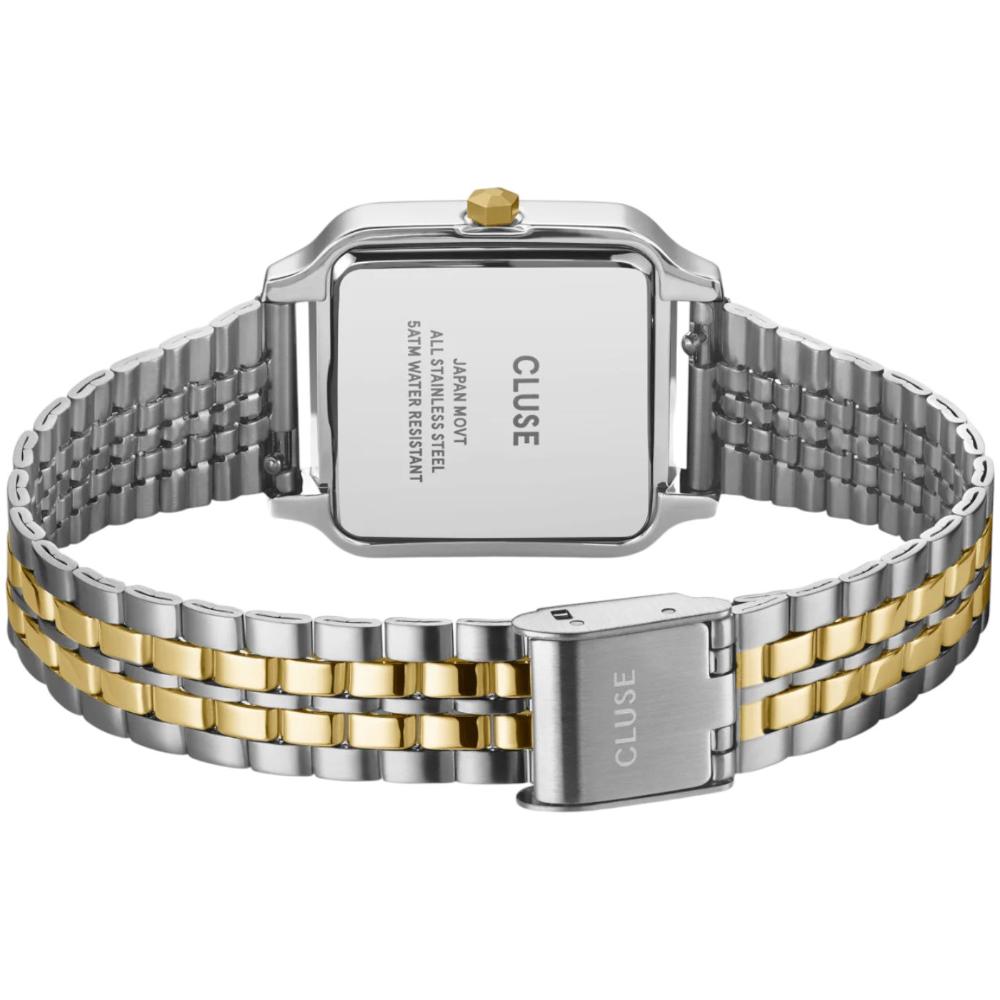 CLUSE Gracieuse White Dial 28mm Two-Tone Gold and Silver Stainless Steel Bracelet CW11901