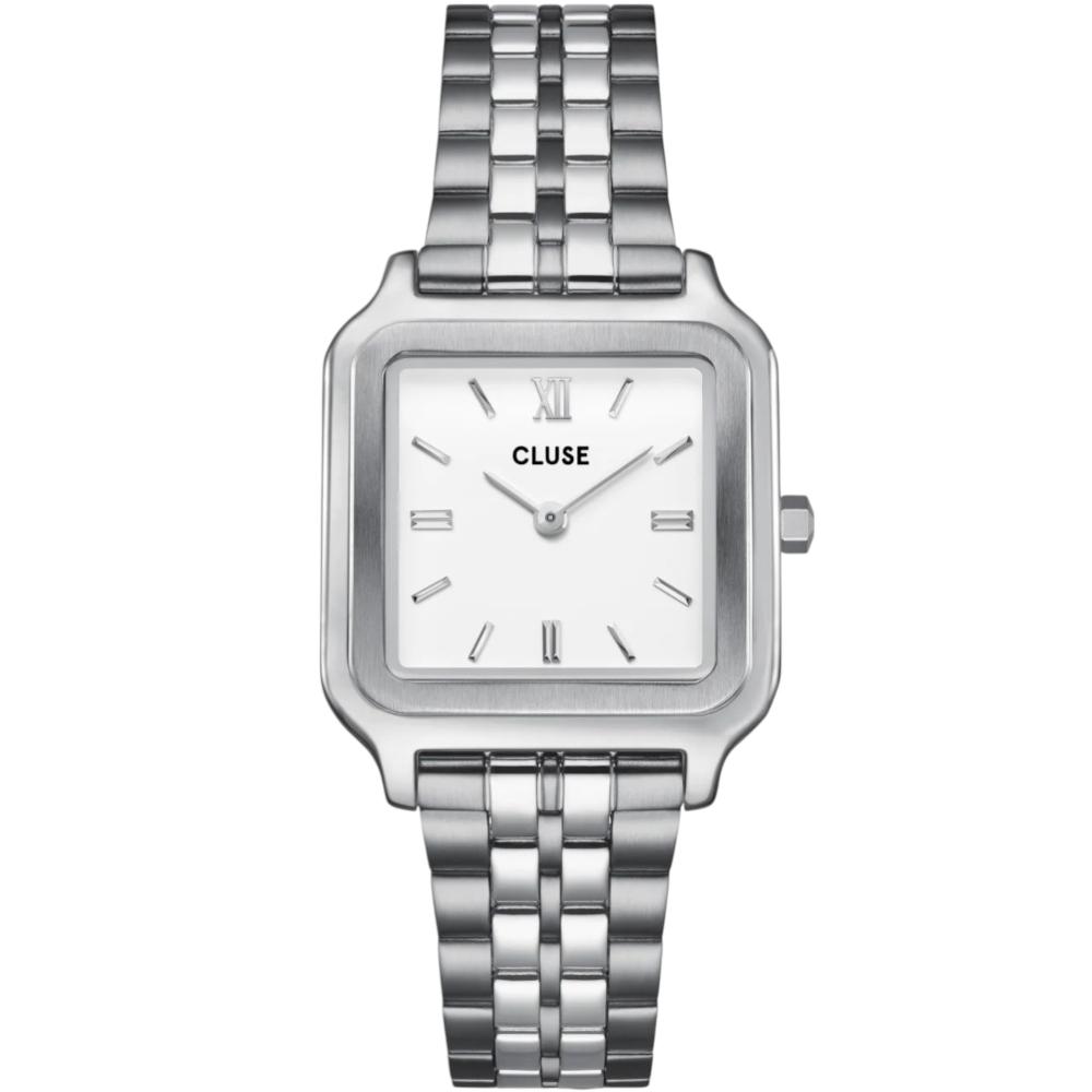 CLUSE Gracieuse White Dial 28mm Silver Stainless Steel Bracelet CW11907