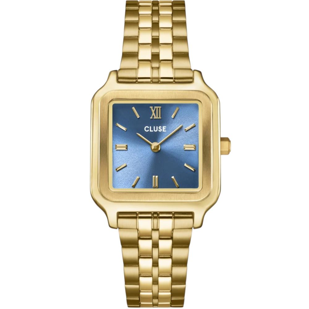 CLUSE Gracieuse Light Blue Dial 28mm Gold Stainless Steel Bracelet CW11908