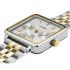 CLUSE La Tetragone Multifunction White Dial 30mm Two-Tone Gold & Silver Stainless Steel Bracelet CW13803 - 1