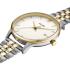 CLUSE Minuit Date White Dial 34mm Two-Tone Gold and Silver Stainless Steel Bracelet CW14302 - 1