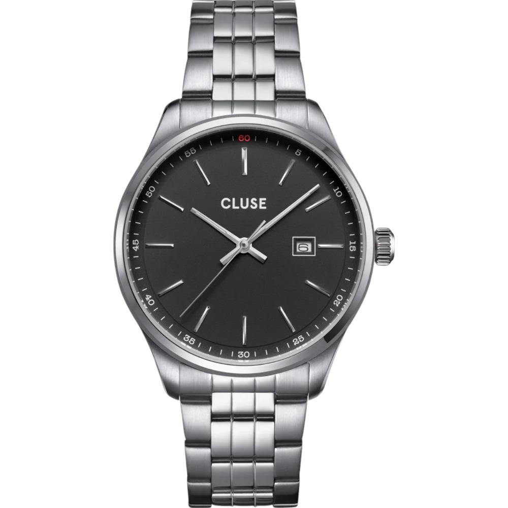 CLUSE Antheor Black Dial 41mm Silver Stainless Steel Bracelet CW20904