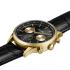 CLUSE Anthéor Multifunction Black Dial 42mm Gold Stainless Steel Black Leather Strap CW21004 - 1