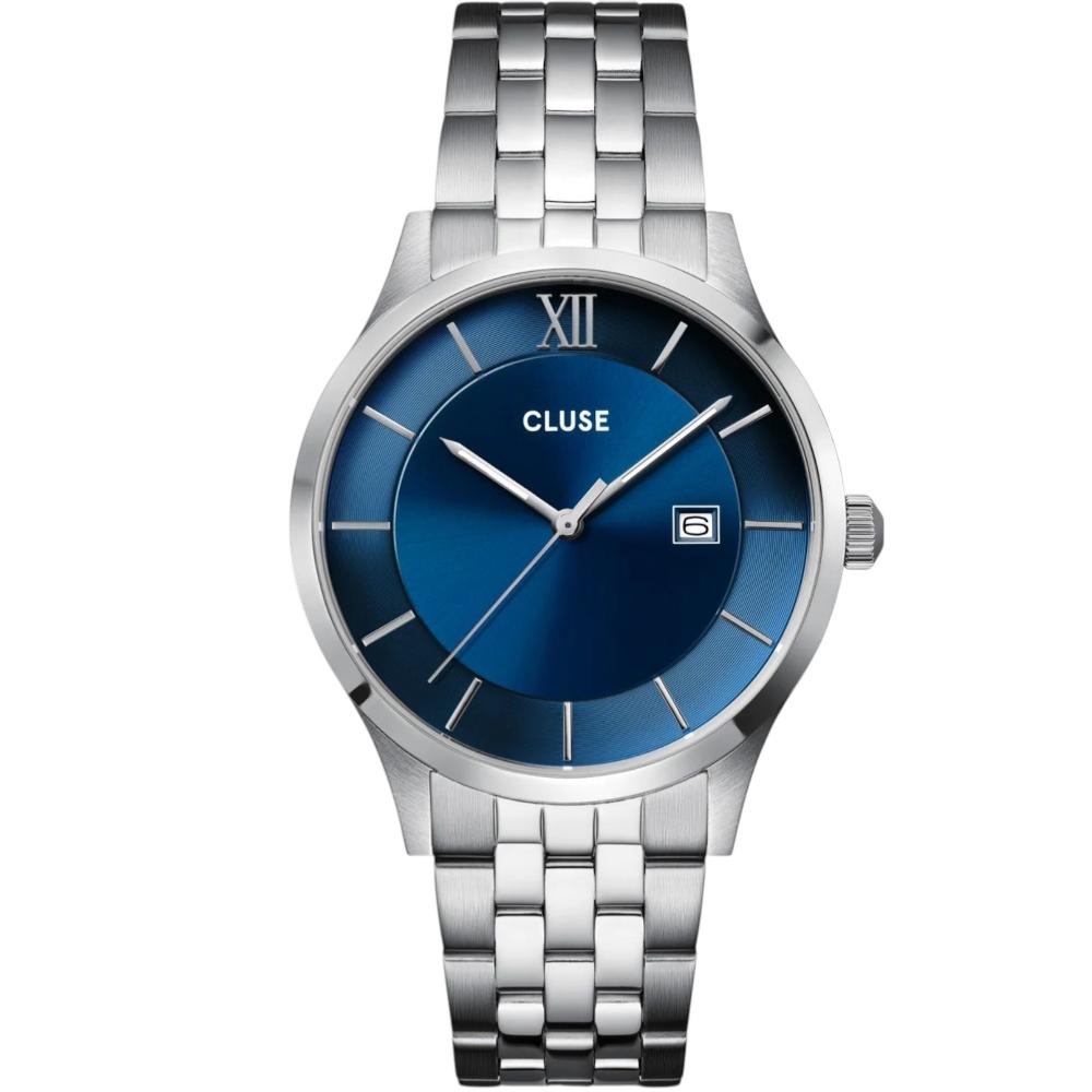CLUSE Aravis Blue Dial 40mm Silver Stainless Steel Bracelet CW22701