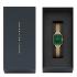 DANIEL WELLINGTON  Quadro Pressed Evergold Emerald Dial 20 x 26mm Gold Stainless Steel Mesh Bracelet DW00100561-5