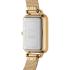 DANIEL WELLINGTON  Quadro Pressed Evergold Emerald Dial 20 x 26mm Gold Stainless Steel Mesh Bracelet DW00100561 - 2