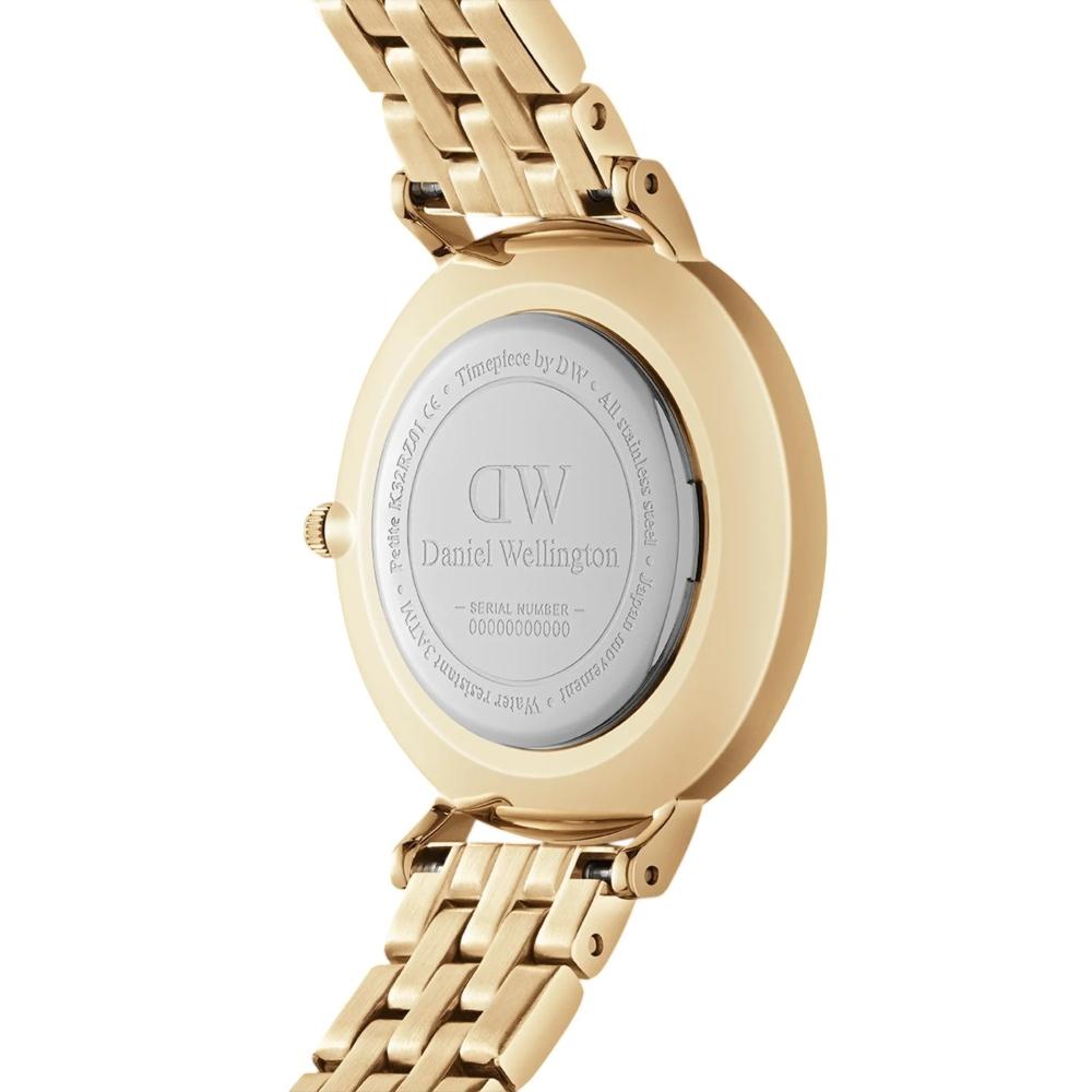 DANIEL WELLINGTON Petite White Dial 28mm Gold Stainless Steel Bracelet DW00100614