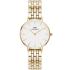 DANIEL WELLINGTON Petite White Dial 28mm Gold Stainless Steel Bracelet DW00100614 - 0