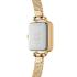 DANIEL WELLINGTON Quadro Mini Evergold Champagne Dial 15.4x18.2mm Gold Stainless Steel Mesh Bracelet DW00100656 - 2