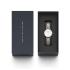 DANIEL WELLINGTON Quadro Lumine Bezel Crystlas White Pearl Dial 28mm Two Tone Gold Stainless Steel Bracelet DW00100665-6