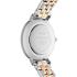 DANIEL WELLINGTON Quadro Lumine Bezel Crystlas White Pearl Dial 28mm Two Tone Gold Stainless Steel Bracelet DW00100665 - 2