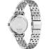 CITIZEN Lady's Elegant Crystals Collection Quartz Pink Dial 31.2mm Silver Stainless Steel Bracelet EL3100-55W - 1