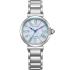 CITIZEN May Bells Diamonds Eco-Drive Blue Pearl Dial 29mm Silver Stainless Steel Bracelet EM1060-87N - 0