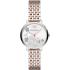 EMPORIO ARMANI Kappa Three Hands 32mm Two Tone Rose Gold & Stainless Steel Bracelet AR11113 - 0