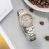 CITIZEN Elegance Eco-Drive Crystals Mother Of Pearl Dial 34mm Two Tone Gold Stainless Steel Bracelet EO1184-81D - 4
