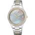CITIZEN Elegance Eco-Drive Crystals Mother Of Pearl Dial 34mm Two Tone Gold Stainless Steel Bracelet EO1184-81D - 0