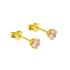 EARRINGS SENZIO Yellow Gold K9 with Zircon Stones ER0046 - 1