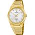 FESTINA Swiss Made Rivé White Dial with Crystals 35mm Gold Stainless Steel Bracelet F20058/1 - 0