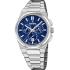 FESTINA Swiss Made Rivé Chrono Blue Dial 42.5mm Silver Stainless Steel Bracelet F20059/2 - 0