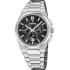 FESTINA Swiss Made Rivé Chrono Black Dial 42.5mm Silver Stainless Steel Bracelet F20059/4 - 0