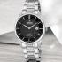 FESTINA Swiss Men's Classic Black Dial 40mm Silver Stainless Steel Bracelet F20067/6 - 1