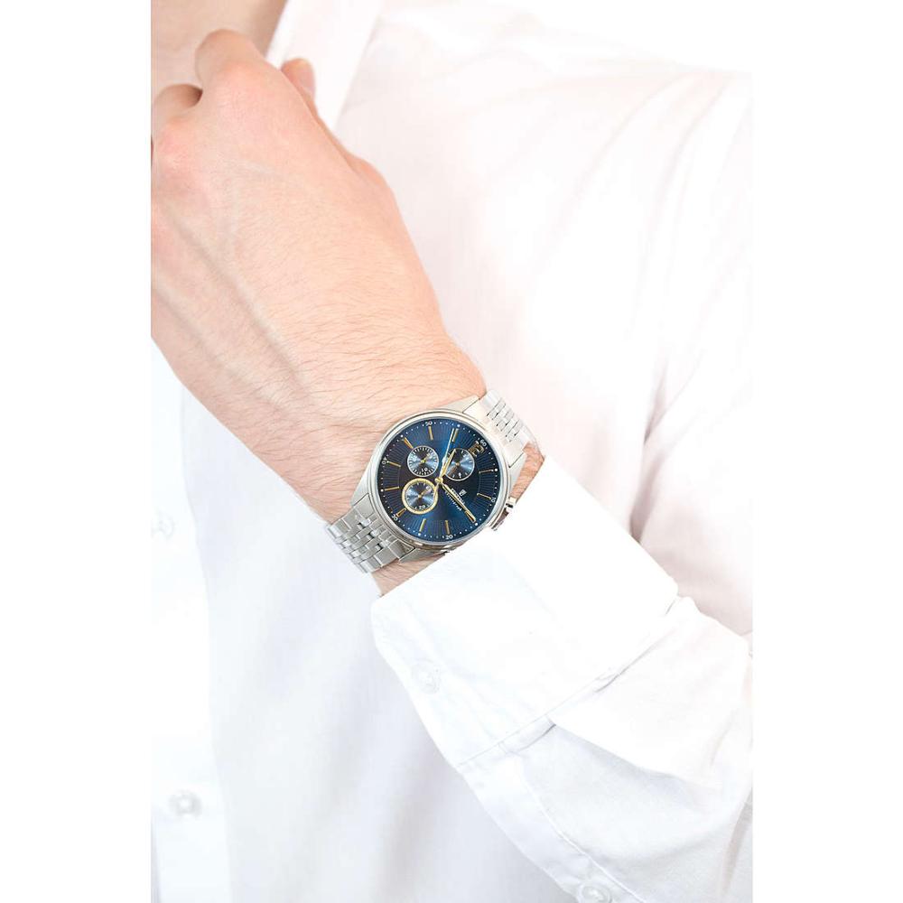 FESTINA Timeless Chronograph Blue Dial 41.5mm Silver Stainless Steel Bracelet F20285/3