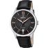 FESTINA Classic Black Rose Gold Dial 43mm Silver Stainless Steel Black Leather Strap F20426/6 - 0