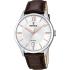 FESTINA Classic Silver 43mm Silver Stainless Steel Brown Leather Strap F20426/4-0