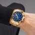 FESTINA Timeless Chronograph Blue Dial 45mm Gold Stainless Steel Bracelet F20541/2 - 2