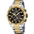 FESTINA Timeless Chronograph Blue Dial 45mm Two Tone Gold Stainless Steel Bracelet F20562/4 - 0