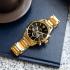 FESTINA Timeless Chronograph Black Dial 43.5mm Gold Stainless Steel Bracelet F20633/3 - 3