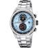 FESTINA Classics Chronograph Light Blue Dial 44mm Silver Stainless Steel Bracelet F20694/2 - 0