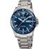 FESTINA Timeless Titanium Blue Dial 43mm Silver Titanium Bracelet F20698/2 - 0