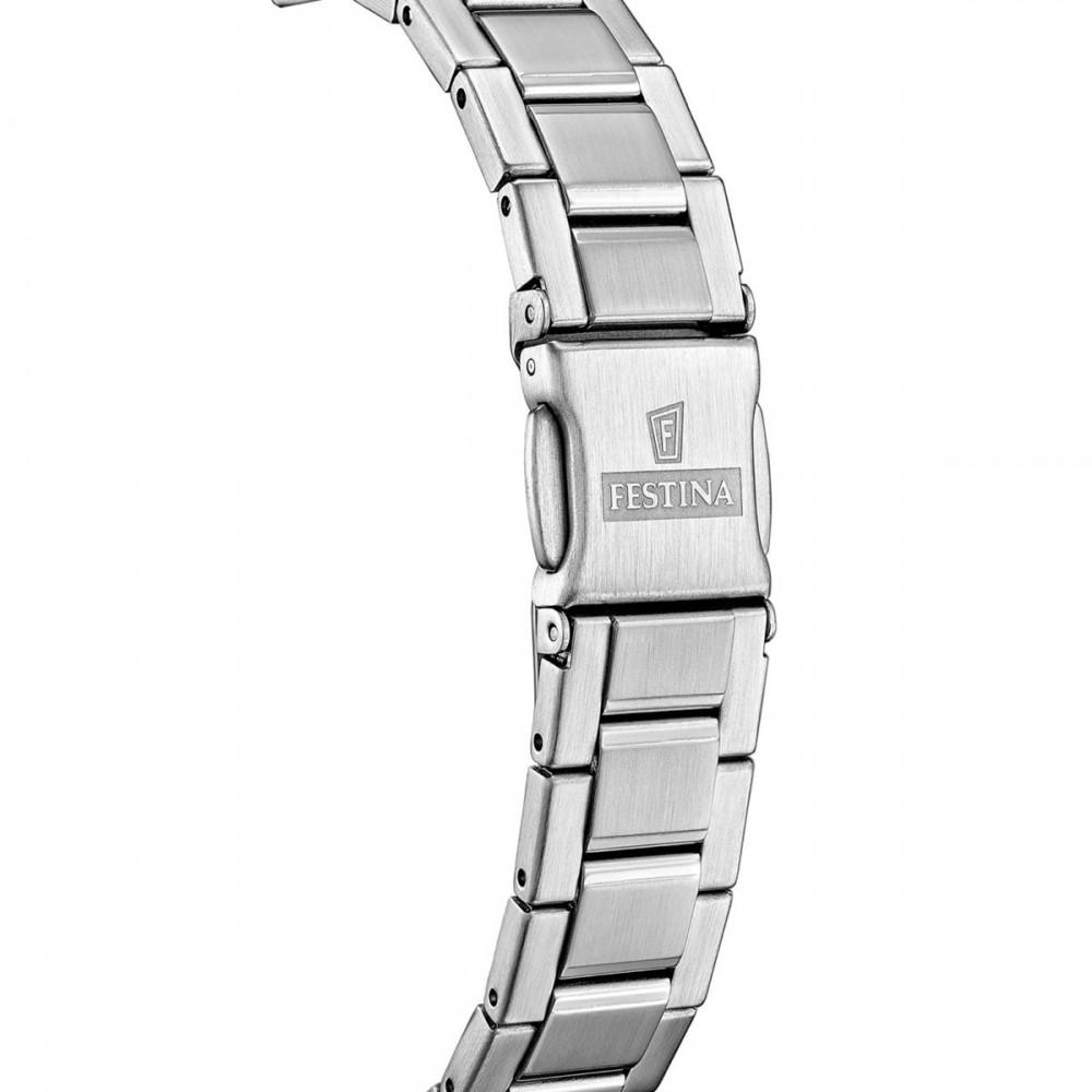 FESTINA Mademoiselle Green Dial with Crystals 33mm Silver Stainless Steel Bracelet F20700/4