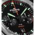 FORTIS Flieger F-43 Bicompax Automatic Black Dial 43mm Silver Stainless Steel Black Aviator Leather Strap F4240005 - 1