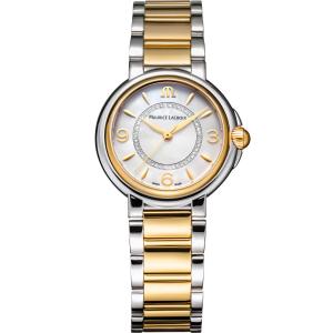 MAURICE LACROIX Fiaba Quartz White Pearl Dial with Diamonds 32mm Two Tone Gold Stainless Steel Bracelet FA1104-SSY13-B20-1 - 47876