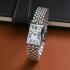 FREDERIQUE CONSTANT Art Deco Carree Quartz White Pearl Dial 28mm Silver Stainless Steel Bracelet FC-200MPW2AC6B-5